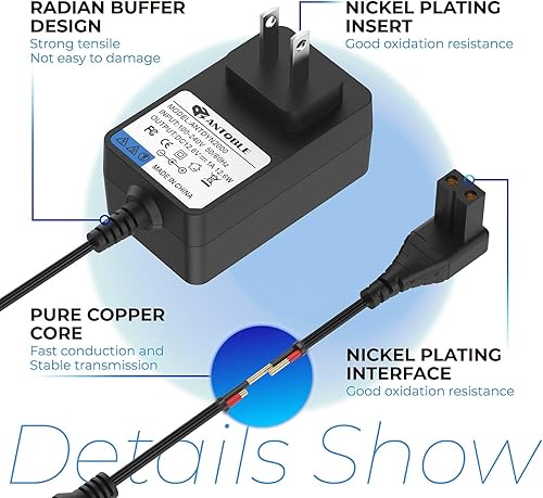 Miniatura 4 de ANTOBLE Cargador de 12.6 V compatible con Aiper Seagull 1000 600 Smart Pool Cleaner Adaptador de corriente de repuesto para aspiradora de piscina