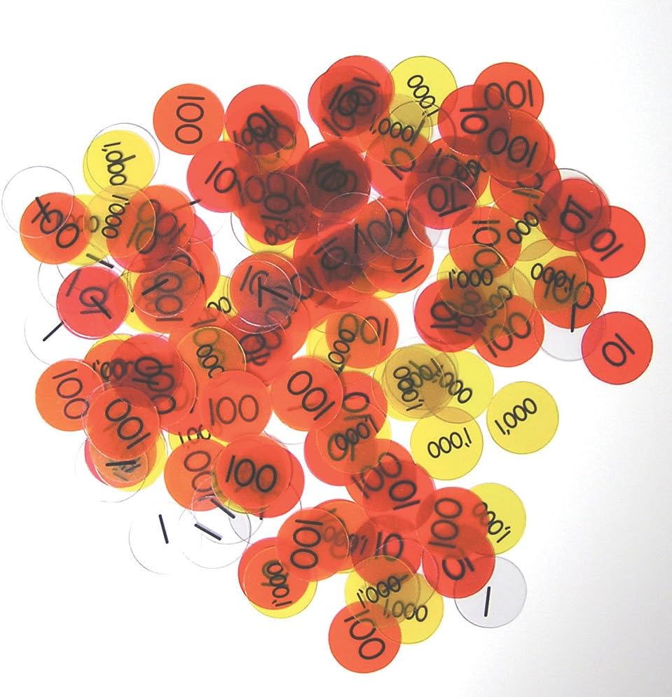 Place Value Overhead Disks, Singapore Math (402639)