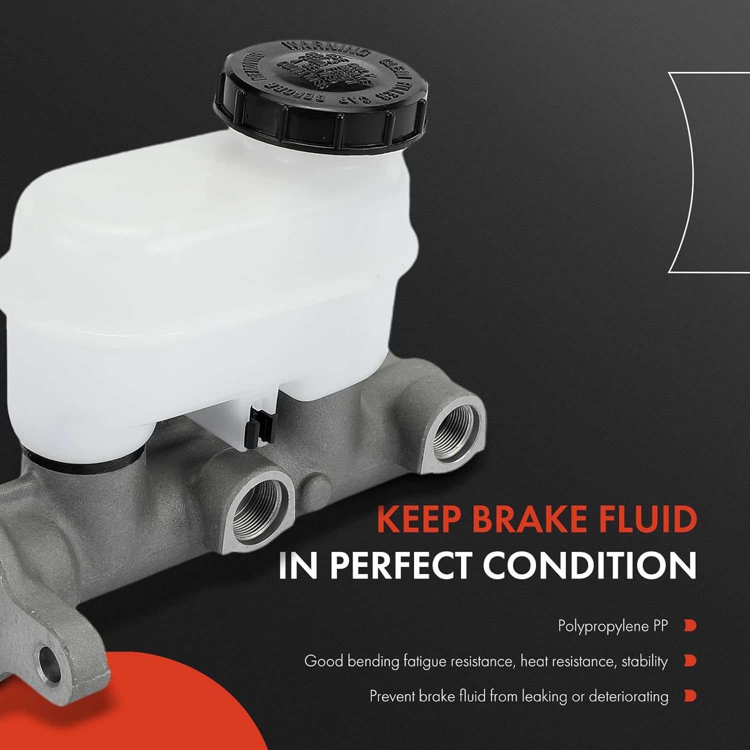 A-Premium Brake Master Cylinder with Reservoir and Cap Compatible with Dodge and Plymouth Vehicles - Neon 1995 1996 1997 1998 1999 - Replace