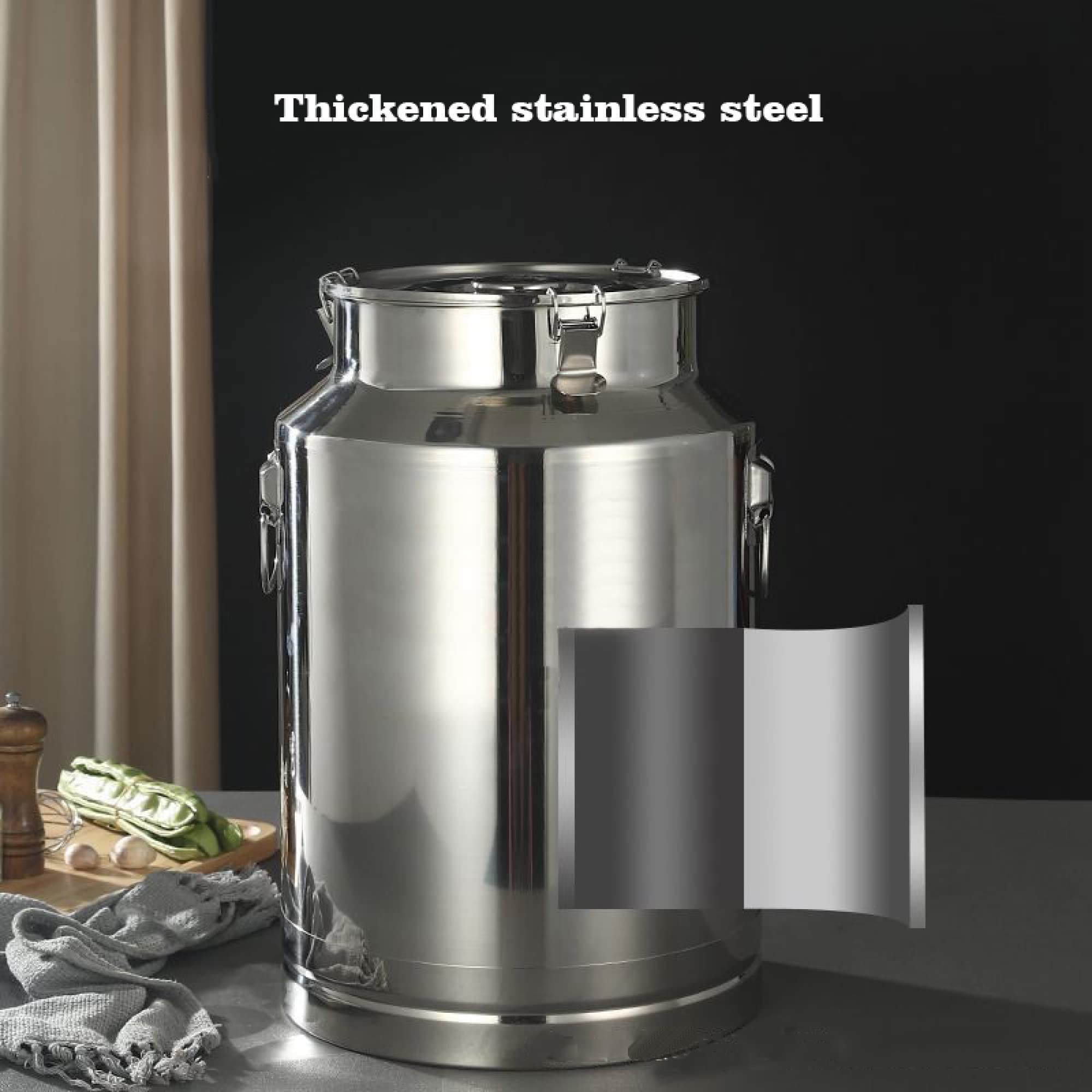 Jarra De Acero Inoxidable para Fermentación De Leche Casera con Dosificador De Líquido / 9 L,5L