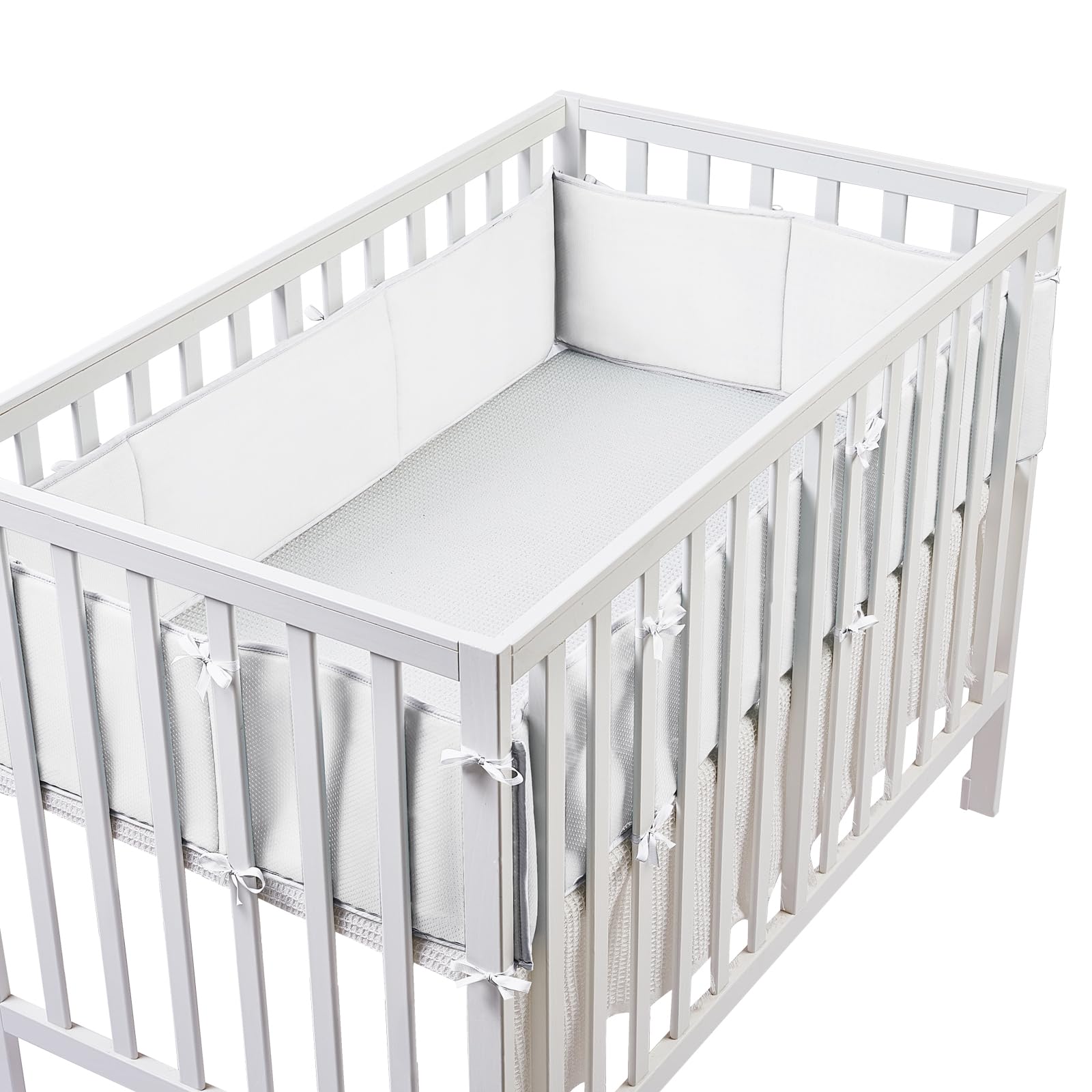 2 in 1 Mesh Sets, Anti-Collision,Full Coverage on All Sides,Suitable for Full-Size (Gray) - 4