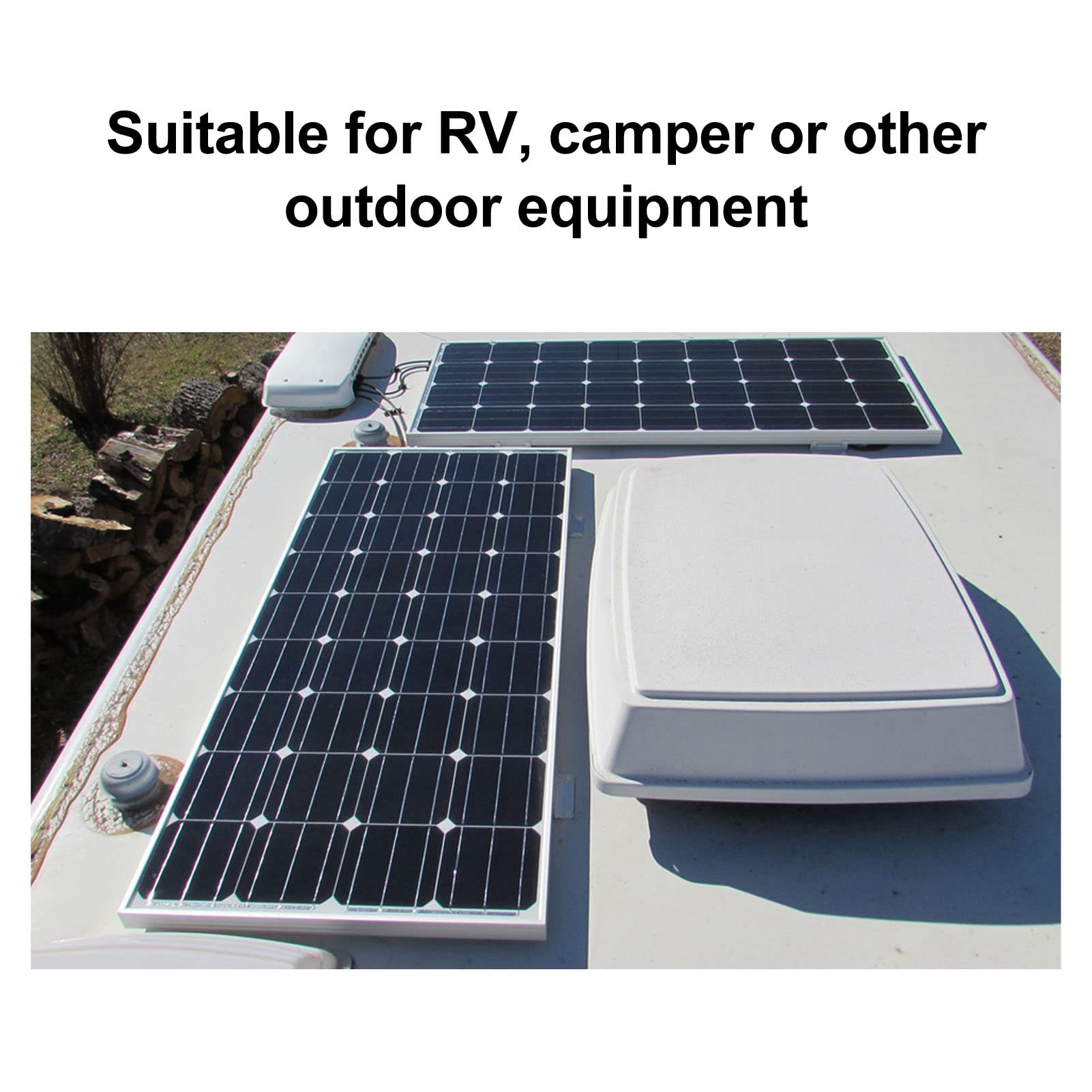Kit di pannello solare per camper, batteria monocristallina da 250 W, pannello di alimentazione con doppia porta USB per ricarica di accensione automatica e controller da 30 A, combo per barca, moto