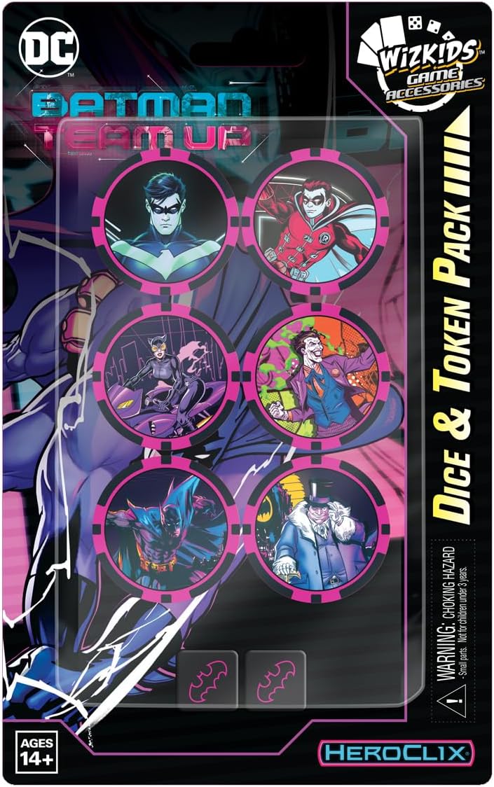 DC Comics HeroClix: Batman Team-Up Dice and Token Pack