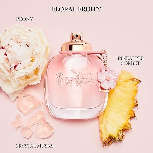 Miniatura 2 de Coach Eau de Parfum floral - Fragancia de larga duración con notas de sorbete de piña