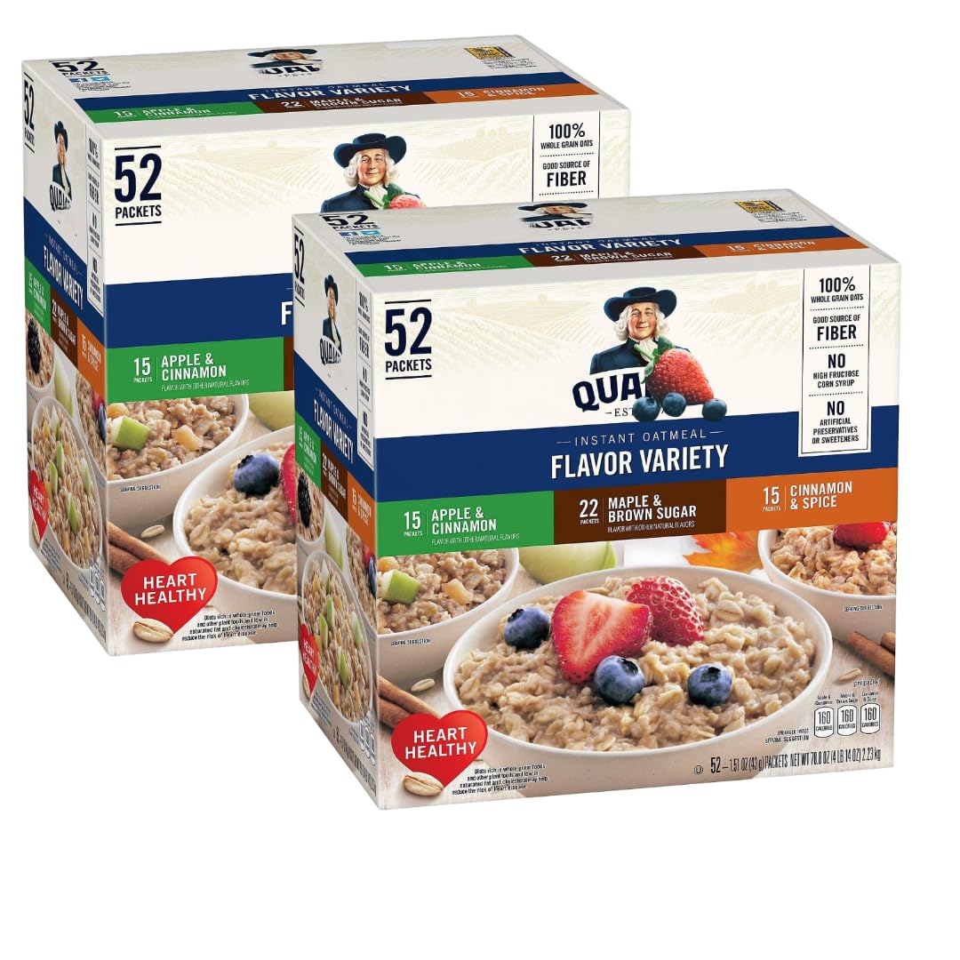 Avena Instantánea Variedad Pack, 1.51 Onzas, 52 Paquetes