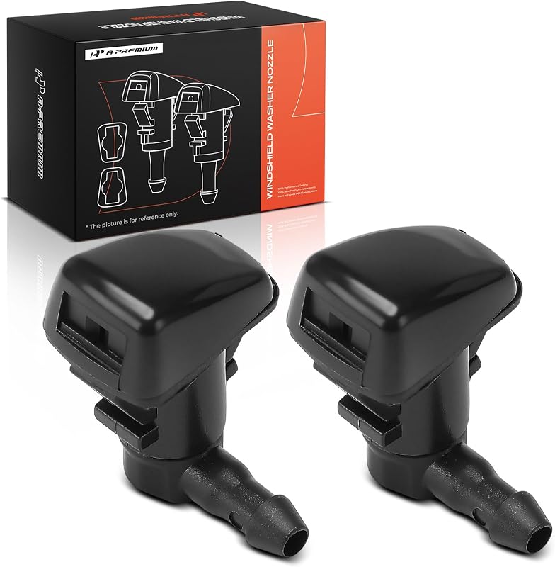 Bicos esguichadores do lavador do para-brisa dianteiro A-Premium para Ford Fusion, Lincoln MKZ e Mercury Milan – Par
