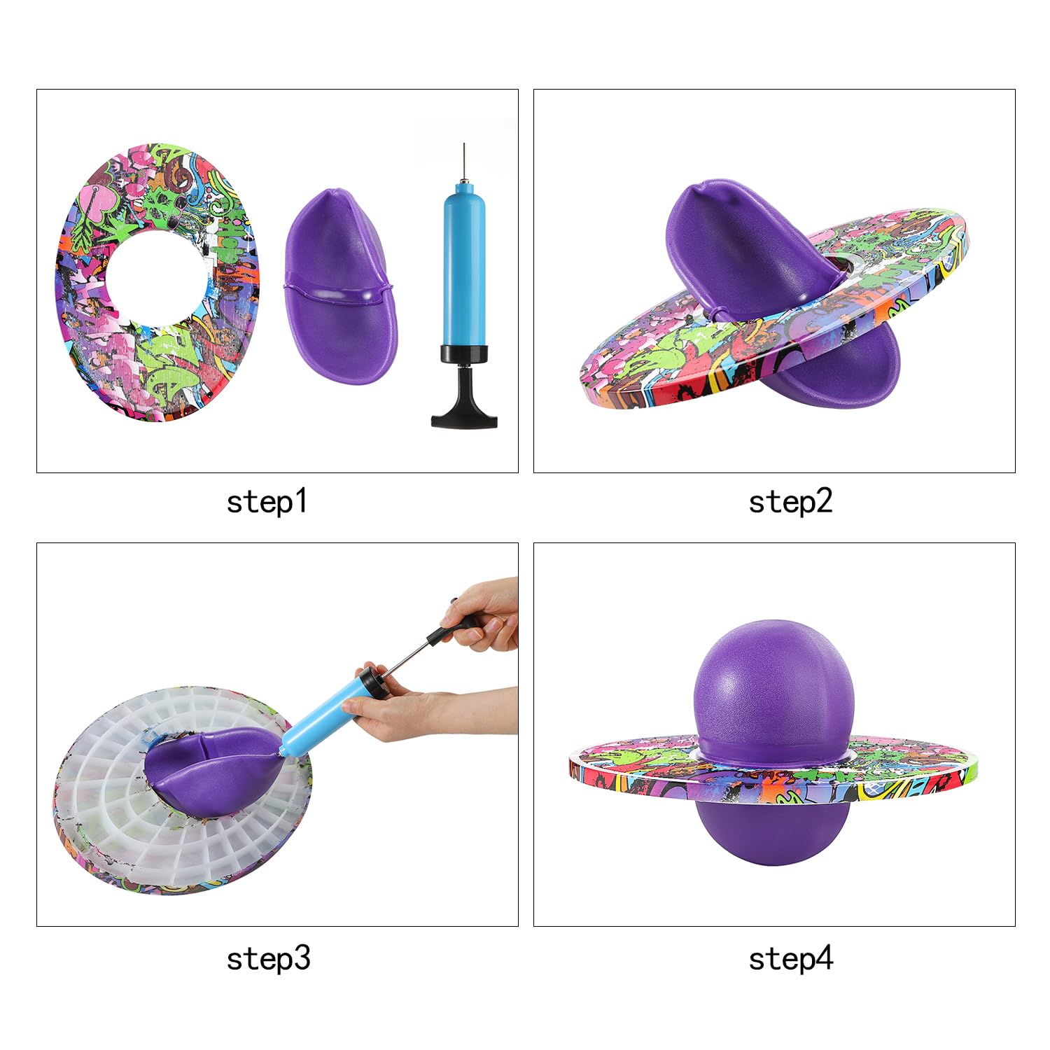 Ballon Sauteur Pogo Ball Fitness Anti-déflagrant Balance Board