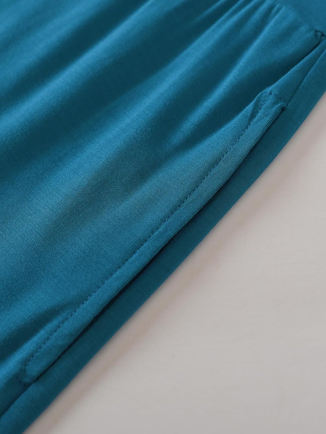 Latuza Women's High Waisted Pajama Sleep Shorts with Pockets - Image 4