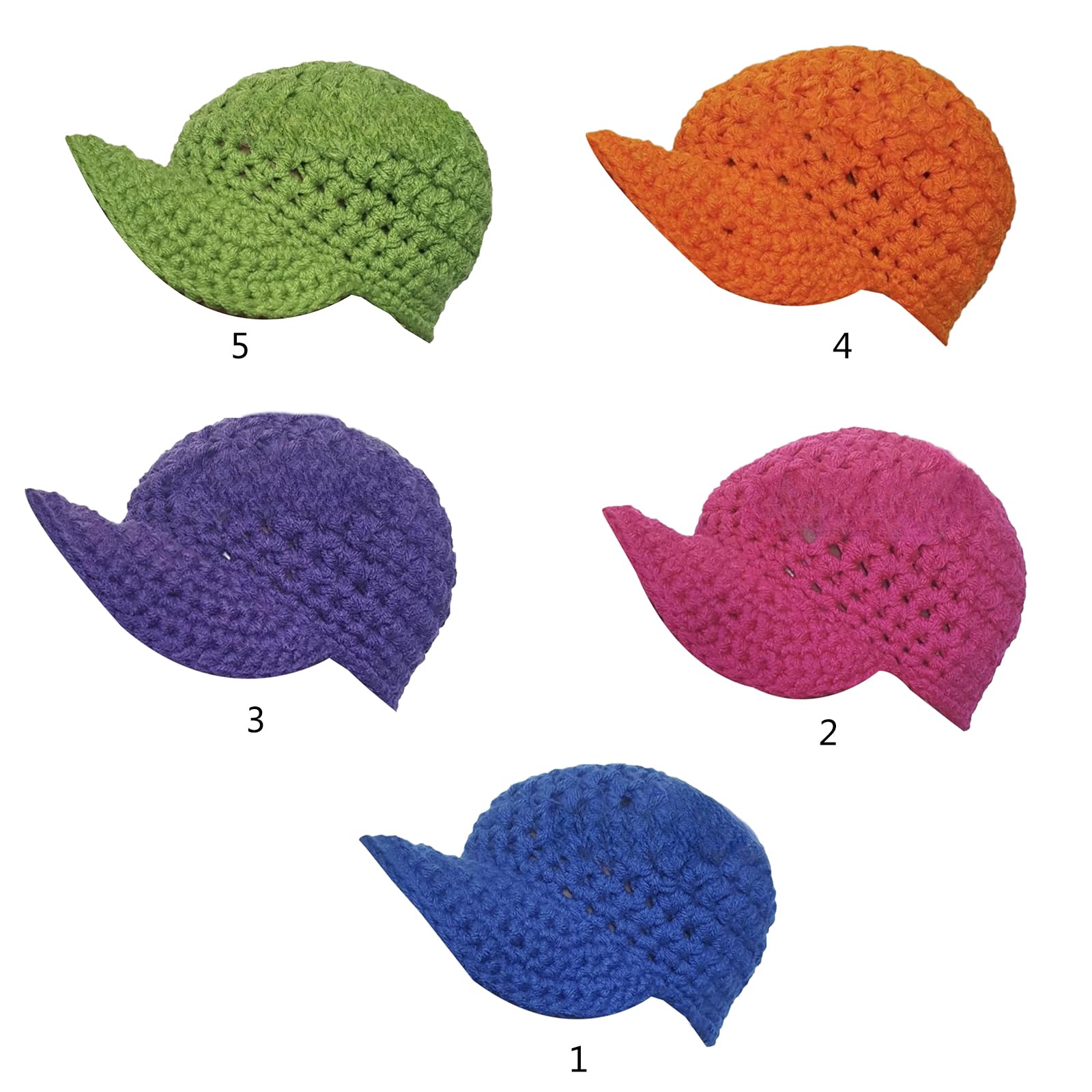 Berretto da Baseball Unisex Design all ' Uncinetto Cappello Traspirante e Resistente per la Estate Cappello da Ciclismo con Visiera Regolabile per Adulti all ' Aperto Cappelli per da
