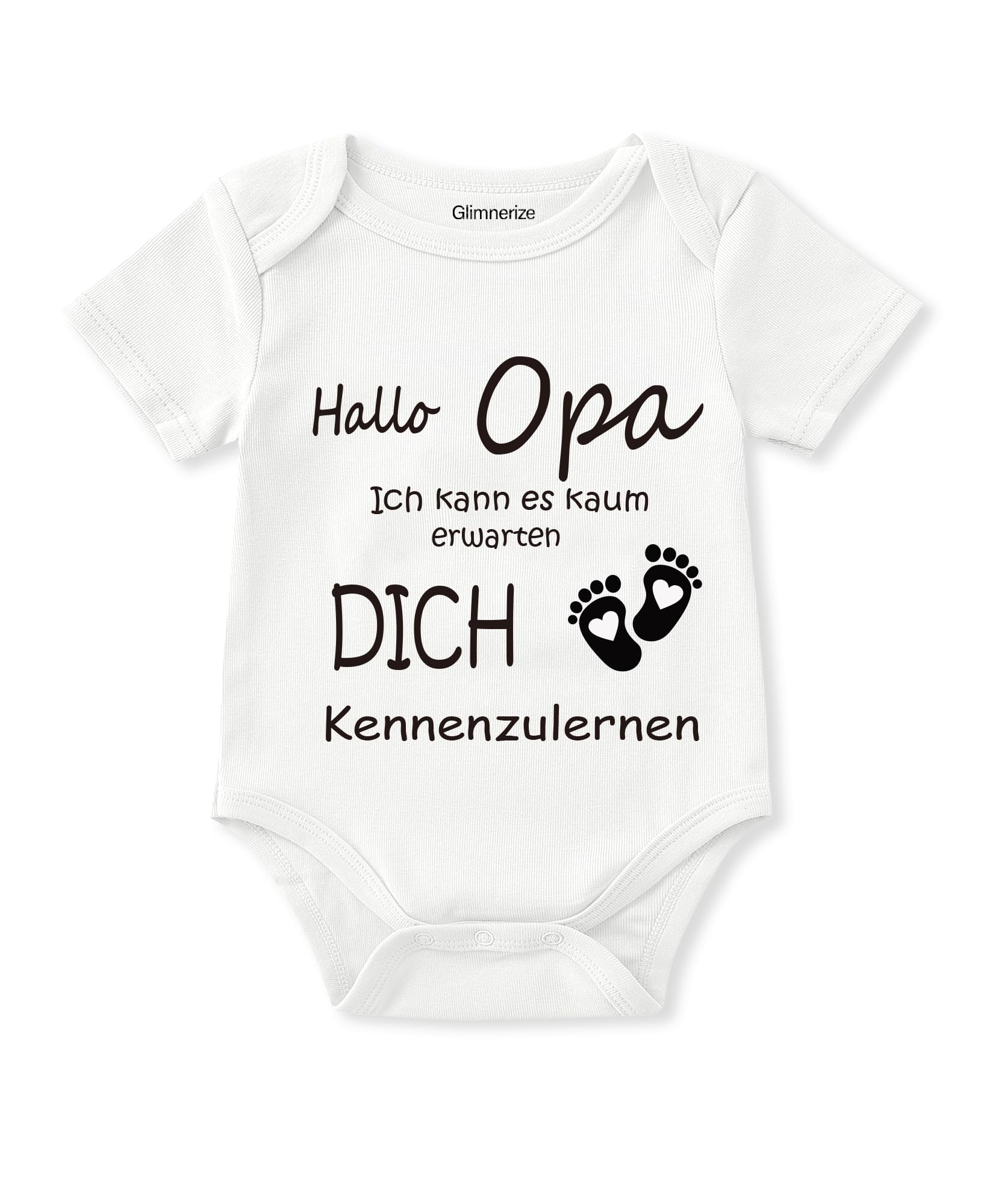 Schwangerschaftsverkündung Baby Verkündung Babybody Nachwuchs ankündigen Geschenk Gender Reveal Neugeborene ihr werdet oma und Opa