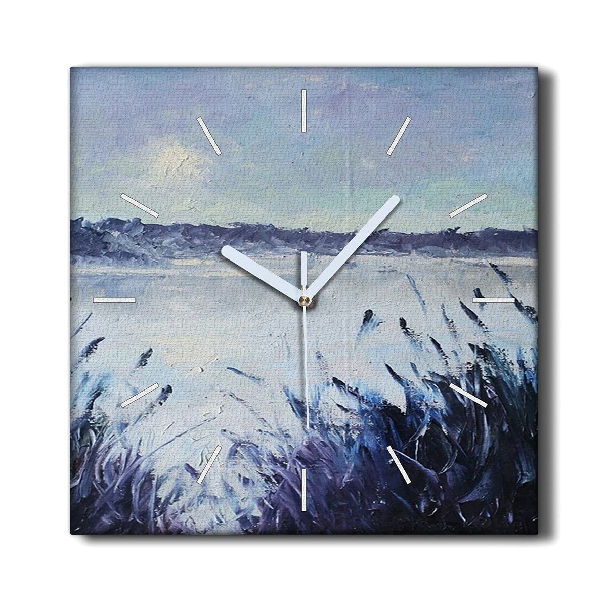 Horloge sur Toile Le Salon Décoration Ciel Nocturne pour Ambiance Zen Nocturne