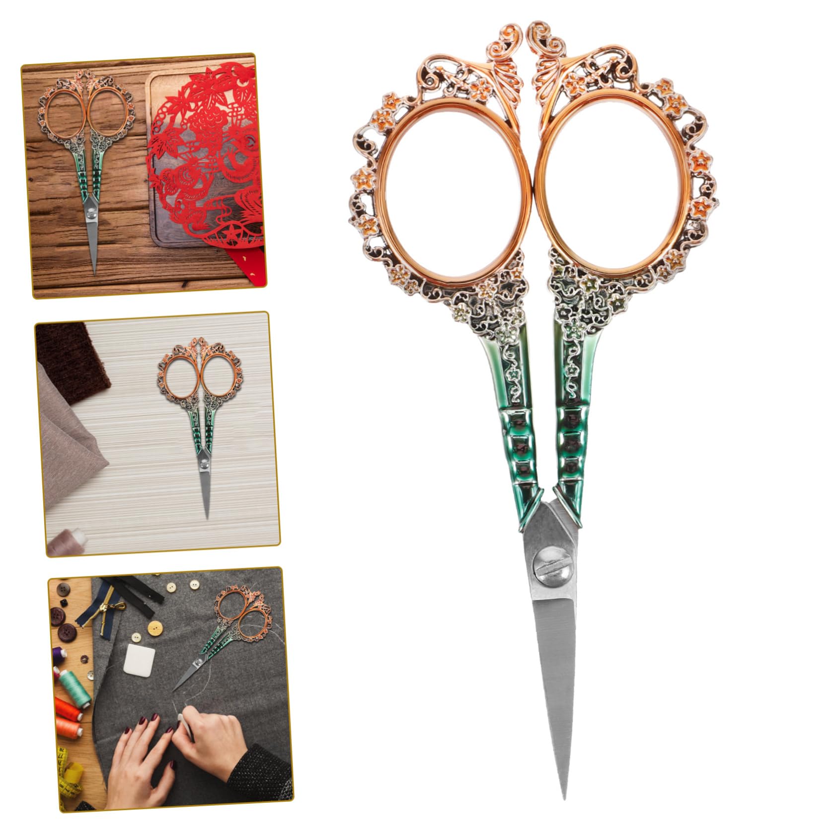 Gadpiparty 5 Pezzi Plum blossom taglio sarto annata Artigianato Forbici mestiere ricamo cucito aghi da ricamo strumenti per cucire e trapuntare Strumenti di cucito Acciaio inossidabile