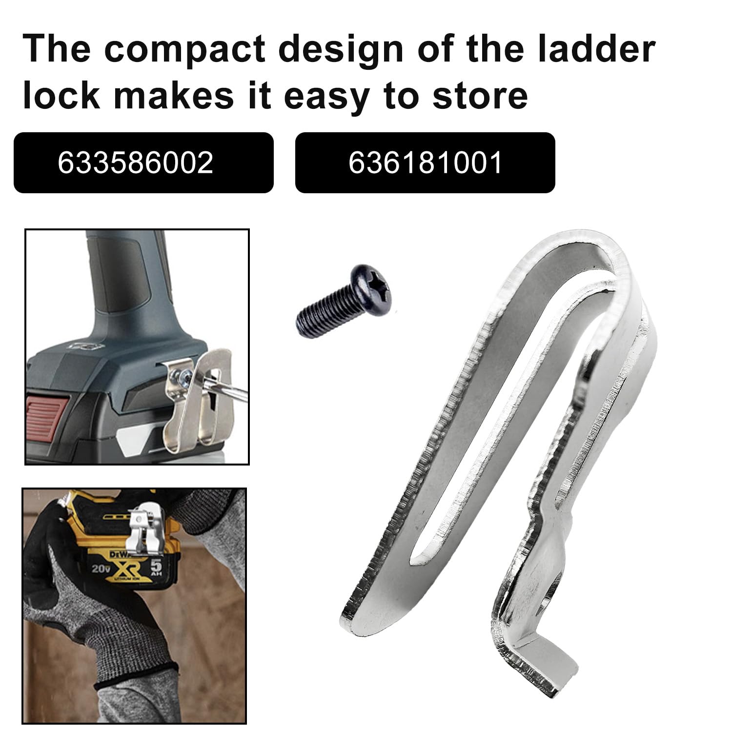 10Pcs Metal Replacement Belt Hook Clip For Ridgid Tool Belt Clips With - View #4