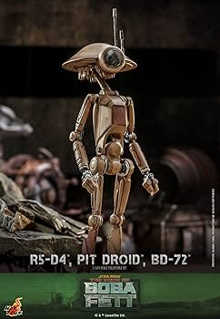 ホットトイズ R5-D4&ピット・ドロイド&BD-23 1/6 ボバフェット ホットトイズ R5-D4&ピット・ドロイド&BD-23 1/6 ボバフェット