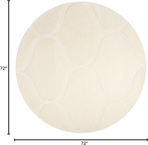 Miniatura 7 de SAFAVIEH Cambridge Collection - Alfombra de pasillo de 2 pies 6 pulgadas x 8 pies, gris oscuro y marfil, hecha a mano, lana de Ogee marroquí, ideal