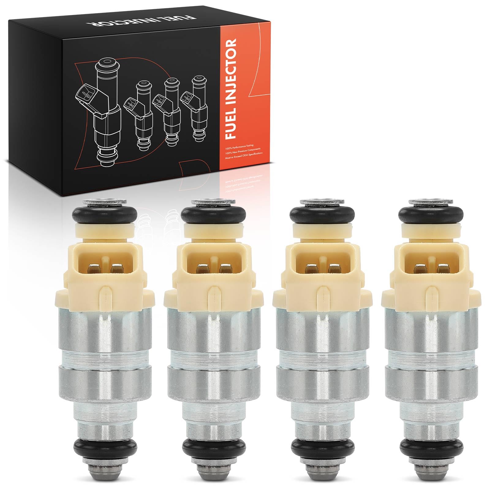 Frankberg 4 boquillas de inyector de combustible 13537572995 | Compatible con: M.i.n.i R50 R53, M.i.n.i Convertible R52