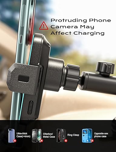 Miniatura 8 de Cargador inalámbrico para automóvil, soporte de teléfono de carga rápida de 15 W para tu automóvil, compatible con iPhone 16151413, para Samsung