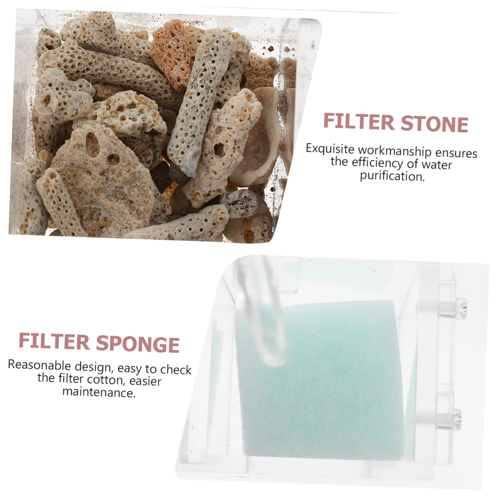 DOITOOL 1juego Filtro De Acuario Colgante Silencioso Caja De Filtración Externa para Peceras Purificador De Agua De Acuario Sistema De Eficaz para Mantener Peces Saludables y Limpios