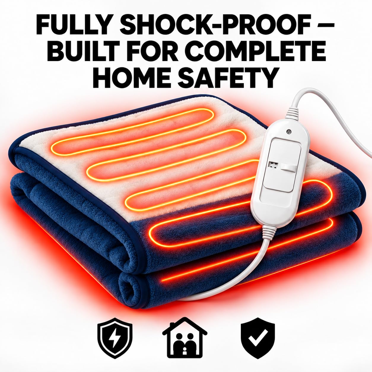 Ultra Soft Electric Blanket - Single Bed -9 Ultra Soft Electric Blanket - Single Bed -9
