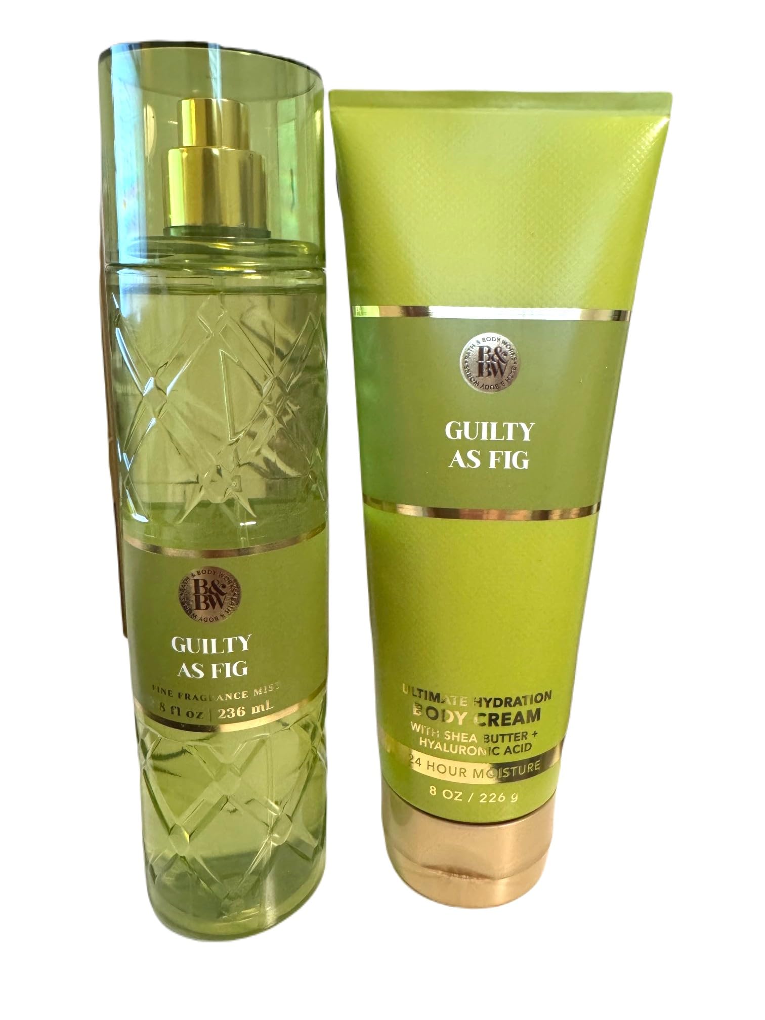 Bath and Body Fine Fragrance Mist (Guilty as Fig Mist Cream Set)