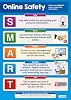 Daydream Education Online Safety Poster - Gloss Paper - LARGE FORMAT 33 x 23.5 - Internet Safety Classroom Decoration- Bulletin Banner Charts