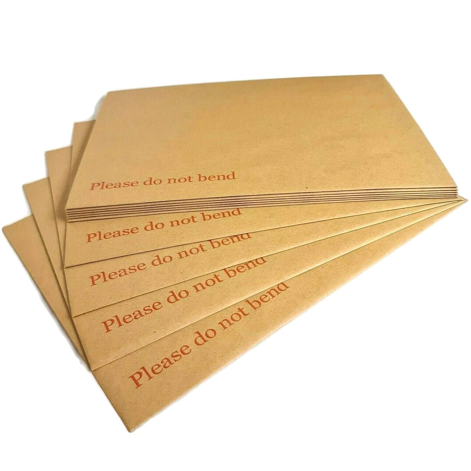 C4/A4 Hard Backed Manilla Envelopes Do Not Bend Board Back Large Letter (500)