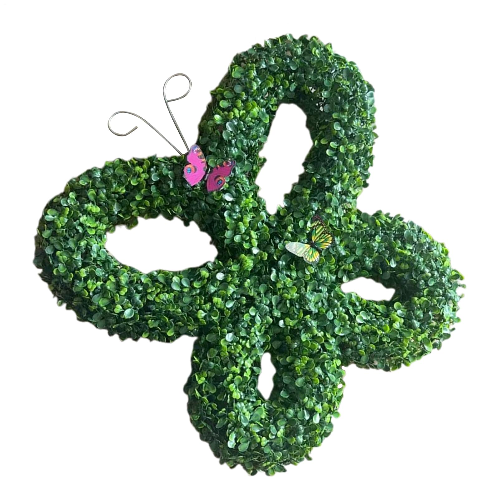 Coronas Verdes para Puerta Principal, Corona de Granja Coronas de Interior | Garland de suministros de con luz LED para entradas, patios, salas de estar