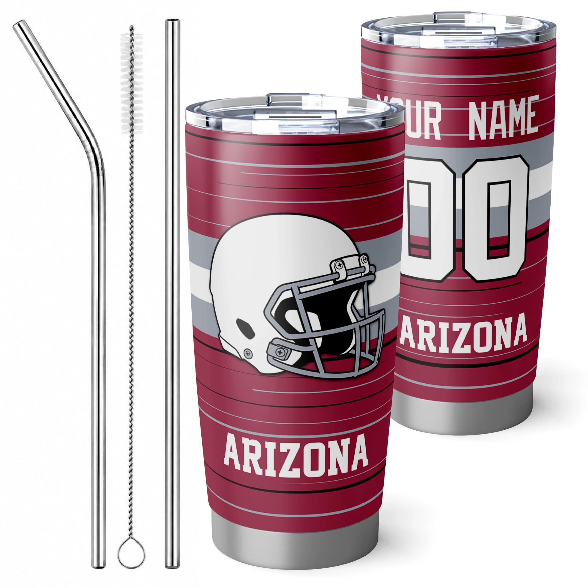 Arizona Tumbler 20oz Travel Mug Gifts Custom Name Number