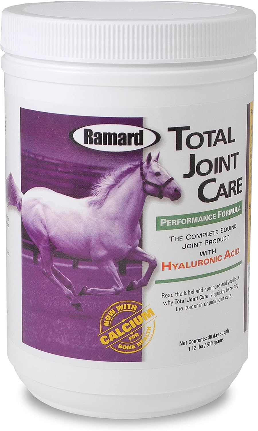 Ramard Total Joint Care Supplements - Equine Joint Supplement w/Glucosamine, Chondroitin, Chondroitin Sulfate, Vitamin C, & Hyaluronic Acid, Total Tendon Care Horse Joint Support Supplement 1.12 lbs
