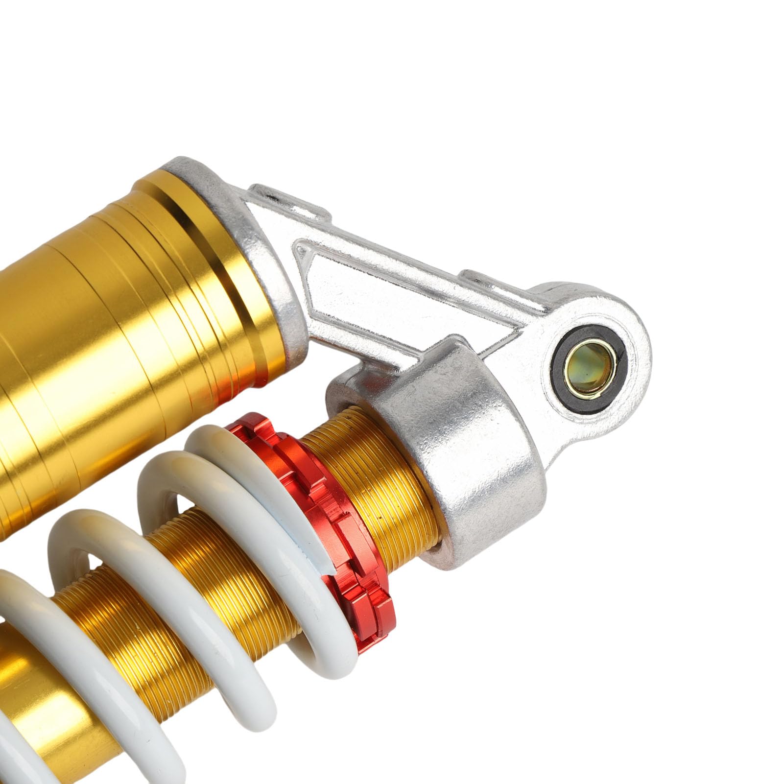 Generic Uniwersalny Amortyzator Motocyklowy 350 Mm, Regulowane Zawieszenie Sprężynowe Tłumiące do Quada ATV, Stop Aluminium o Wysokiej Wytrzymałości + Stal Sprężynowa