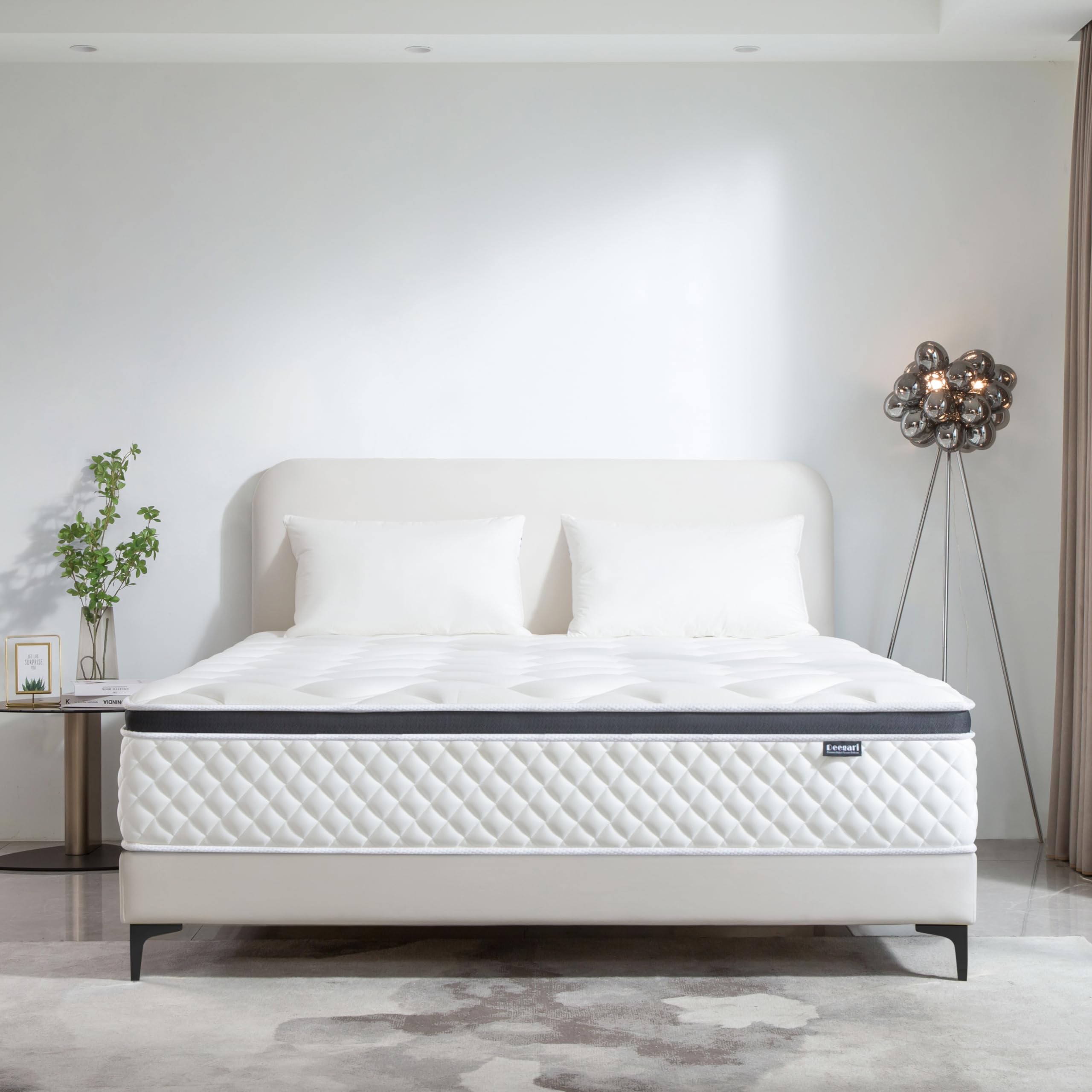 Condition photo showing New/Like New for Queen Mattress, 12 Inch Queen Size Mattress in a Box,Memory Foam Hybrid Mattresses, with Individual Pocket Spring for Motion Isolation & Silent Sleep, Pressure Relief, Queen