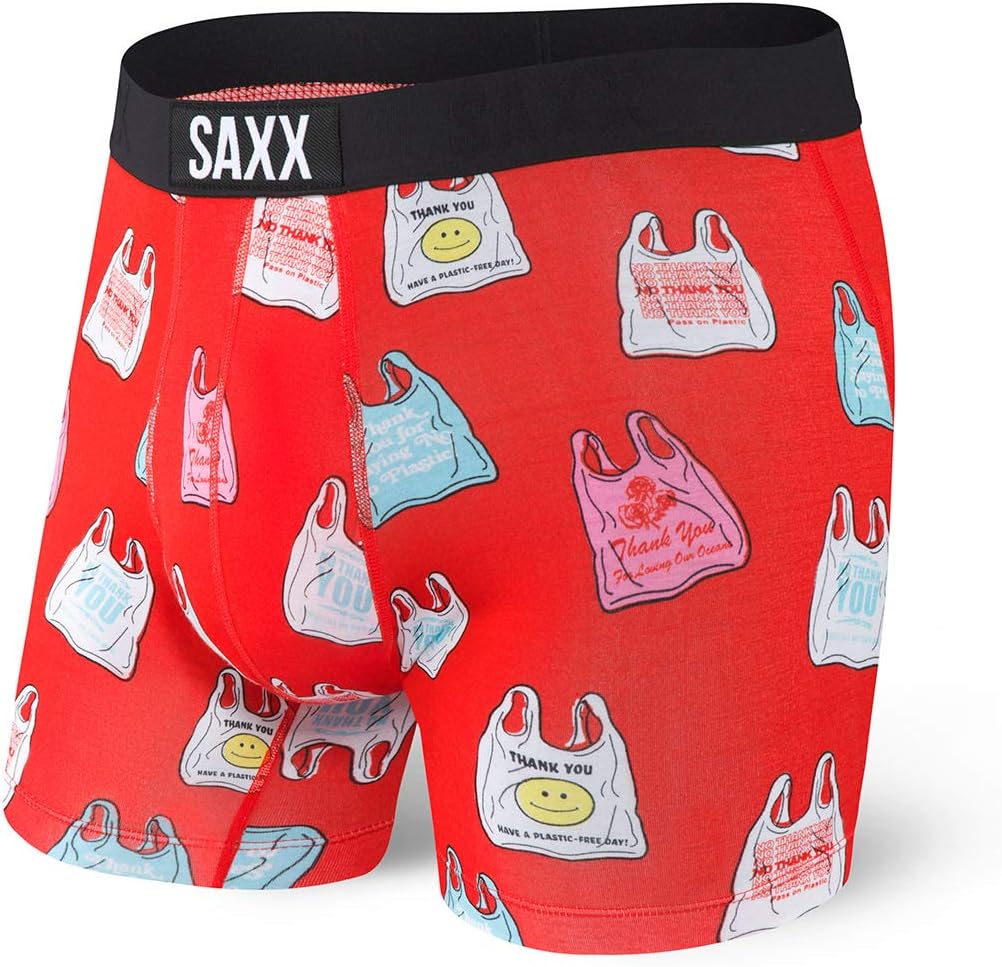 Saxx Men's Underwear Vibe Boxer Briefs with Builtin Ballpark Pouch