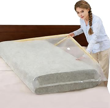 Large Vacuum Storage Bags, 220x100cm Mattress Vacuum Storage Bag, Waterproof Sealable Vacuum Seal Mattress Bag for Mattresses Quilt Moving Shipping Storage