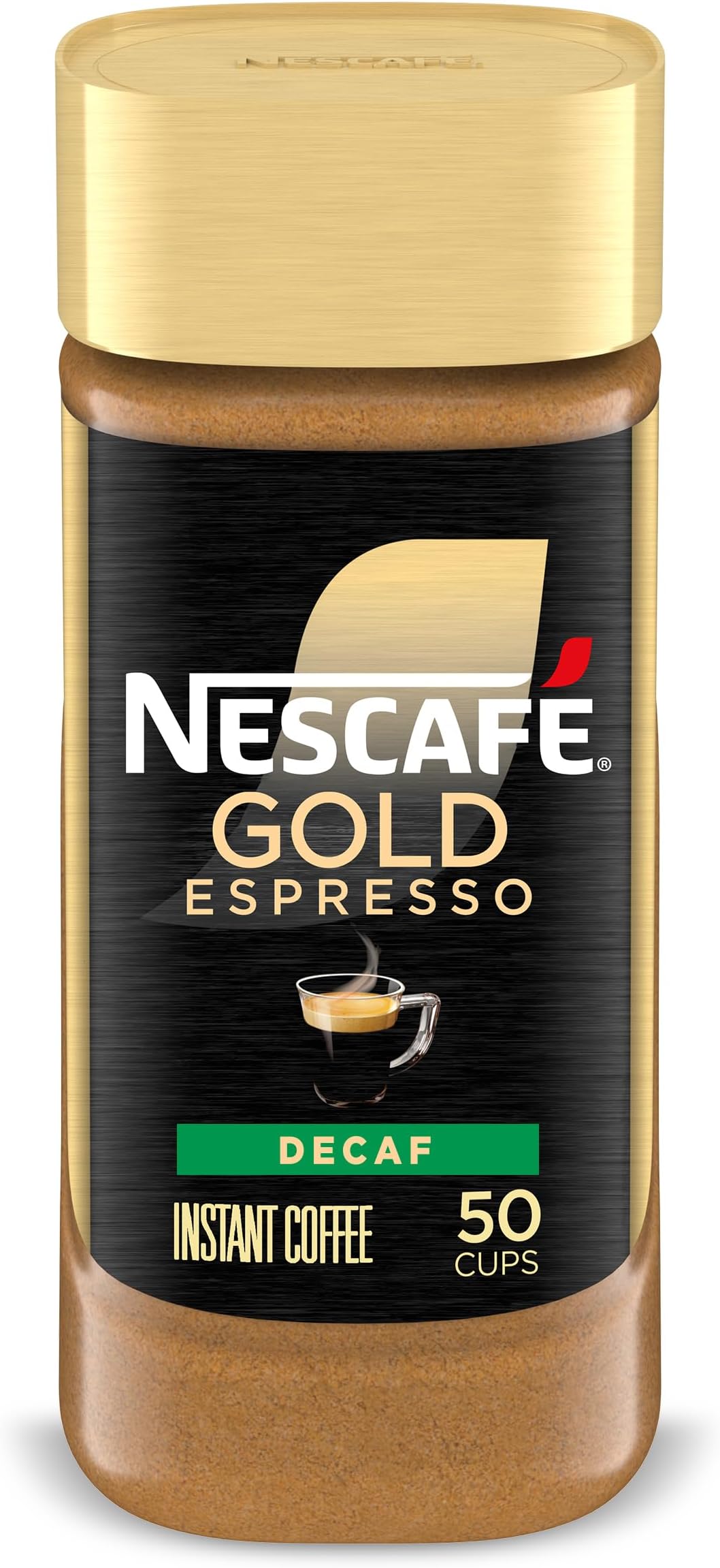 NESCAFÉ Gold Decaf Espresso Instant Coffee, 3.17 oz