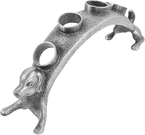 Gadpiparty Soporte de exhibición de mesa Diseño de perro Tapones de vino de 4 agujeros Soporte de tapón de botella Ramo de aleación de botella de disponible en Yaxa Peru