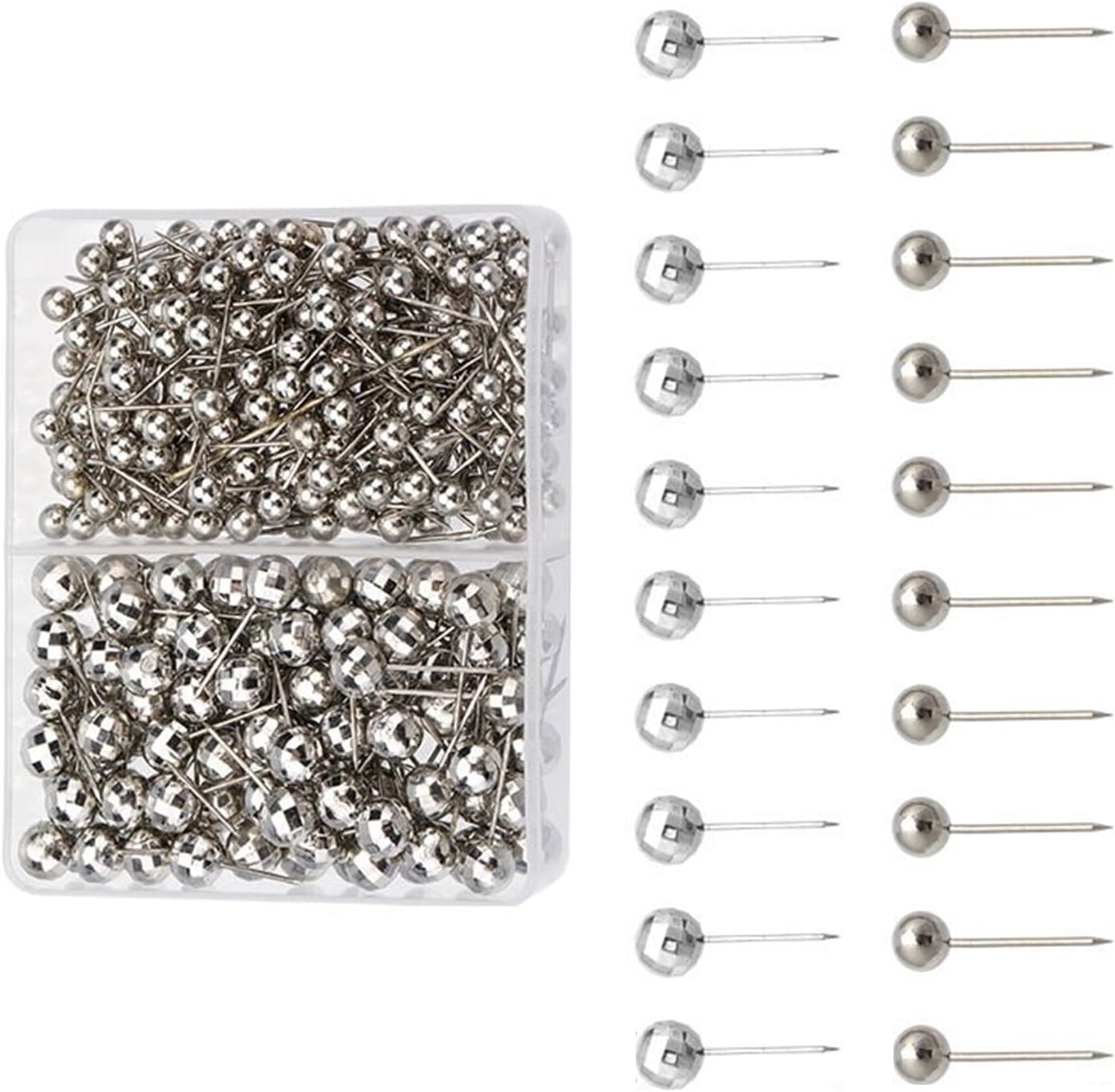 200/500/900Pcs Colored Head Sewing Positioning Pins 4mm for Quilting Pattern Making & Clothing Craft Color Coded Fabric Holding Pins