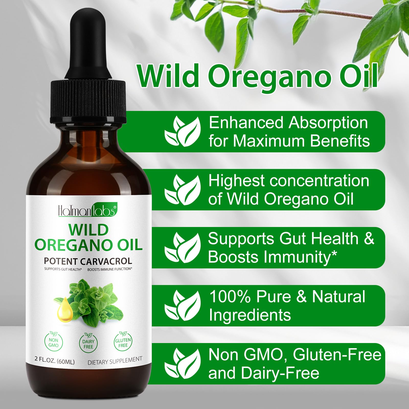 newseel Oil of Oregano,Oregano Oil Drops,Oil of Oregano Drops,Oregano Oil Organic,Oil of Oregano Organic,Organic Oregano Oil,(2fl.oz) — Amazon image 2