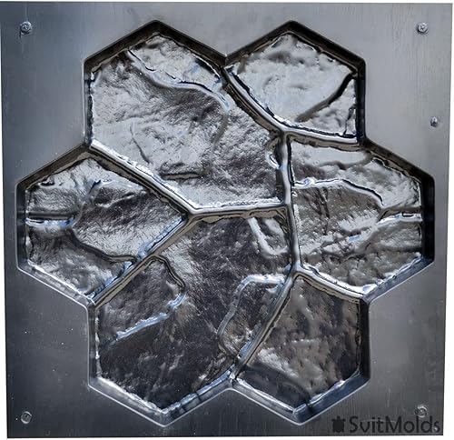 Miniatura 3 de Molde de hormigón DIY adoquines de piedra escalonada, Molde de hormigón para camino, Molde de cemento, Molde de ladrillo de pavimentadora, Molde de