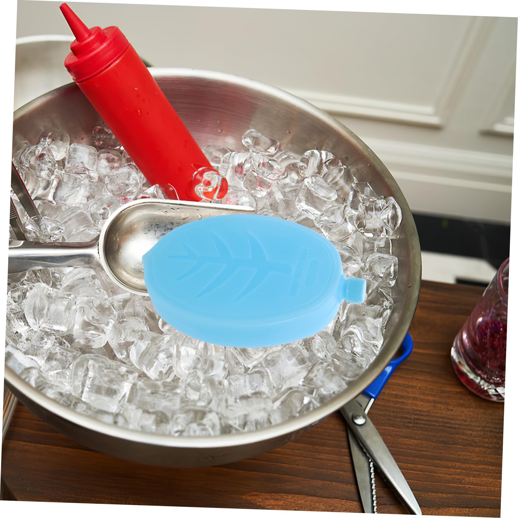 BESPORTBLE Boîte à Cristaux de Glace pour Ventilateur de climatisation Blocs de Glace pour Refroidisseur glacières réutilisables rafraichisseur rafraîchisseur d'air PE