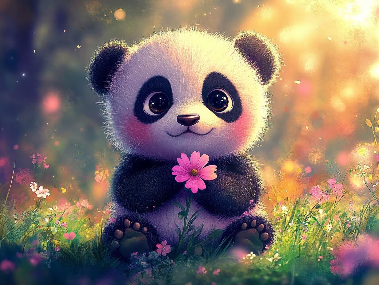 Diamentowe zestawy artystyczne, panda, rękodzieło dla dorosłych, kwadratowe wiertło, sztuka 5D, zestaw do haftowania, zestaw do malowania roślinami, rękodzieło dla dzieci, dekoracja pokoju, prezenty