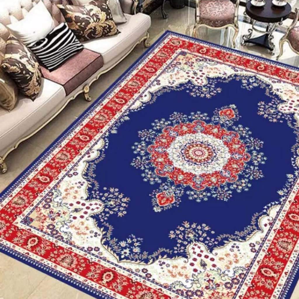 Tapis européen salon chambre antidérapant 80x150 et tapis canapé tissé
