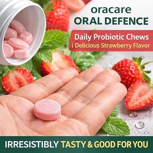 Miniatura 6 de Oracare Oral Defence - Suplemento probiótico para el equilibrio del microbioma, aliento fresco, salud de las encías y apoyo a la higiene diaria,