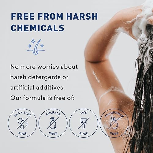 Miniatura 6 de Just Nutritive Psoriasis Soften Hair Shampoo | Champú natural para preocupaciones del cuero cabelludo | Champú sin sulfato para hombres y mujeres |