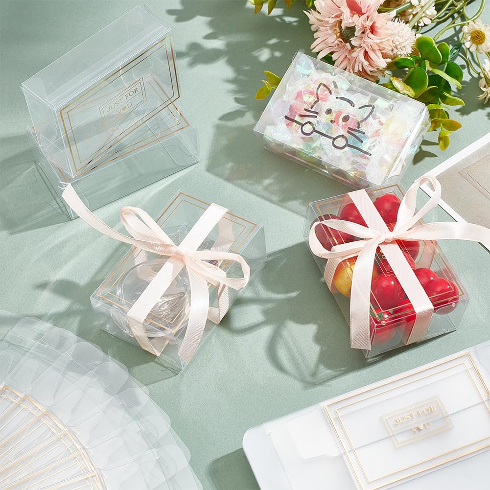 NBEADS Scatole Regalo Trasparenti Con Fiocco - 24 Confezioni Per Bomboniere, Dolci E Decorazioni Natalizie - Foto 12
