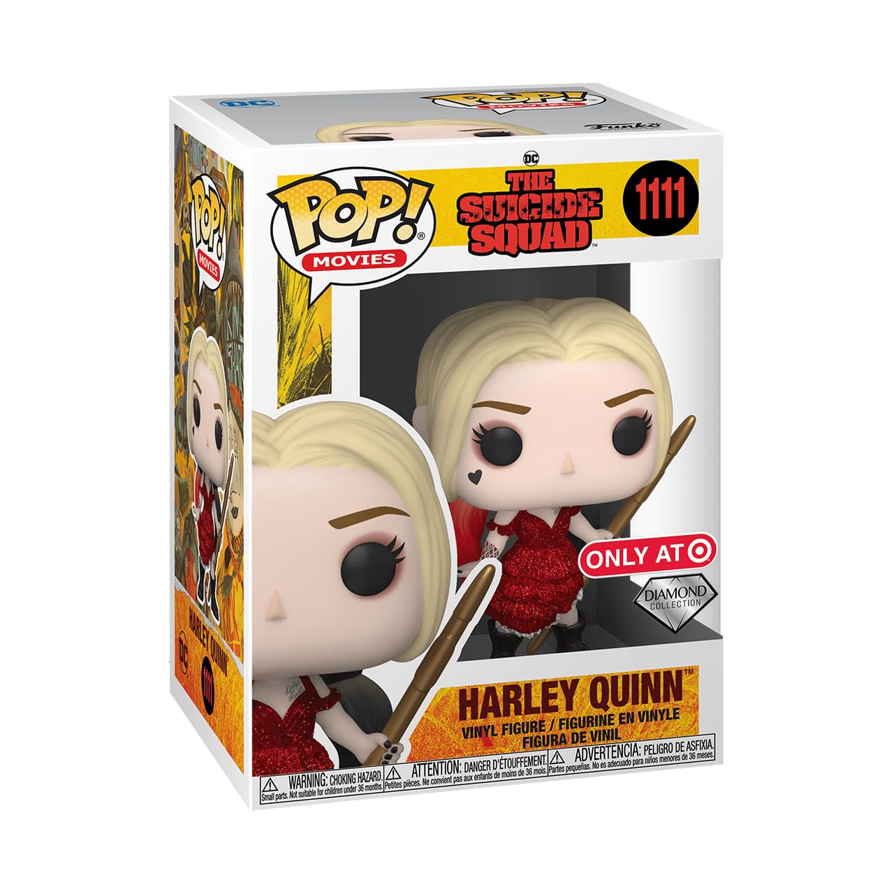 Funko Squad - Pop No. 1111 - Harley Quinn Diamond Eff Special Edition, Diamond Effect