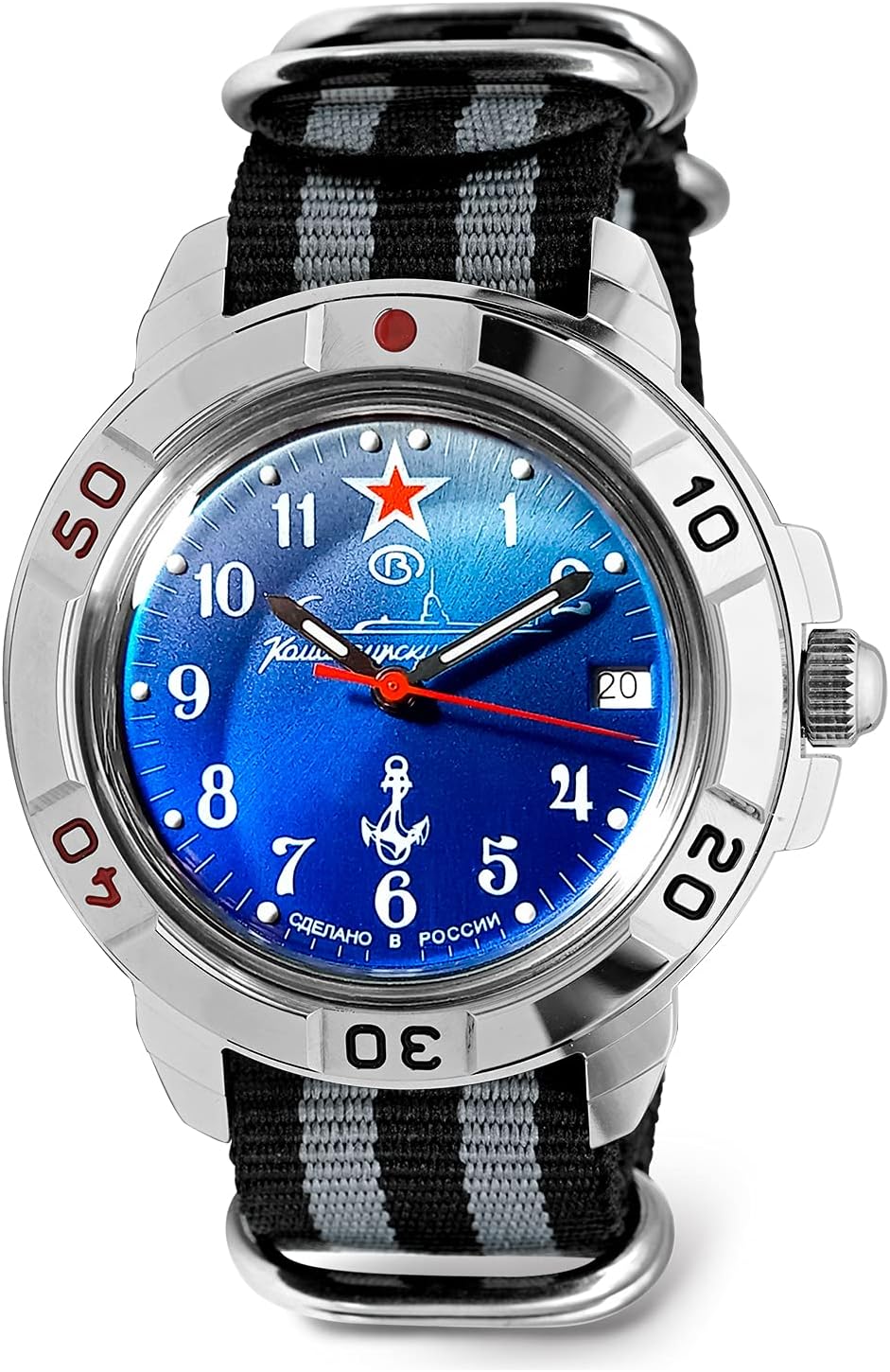 Komandirskie Classic Mens Mechanical Hand-Winding Military Wrist Watch #289