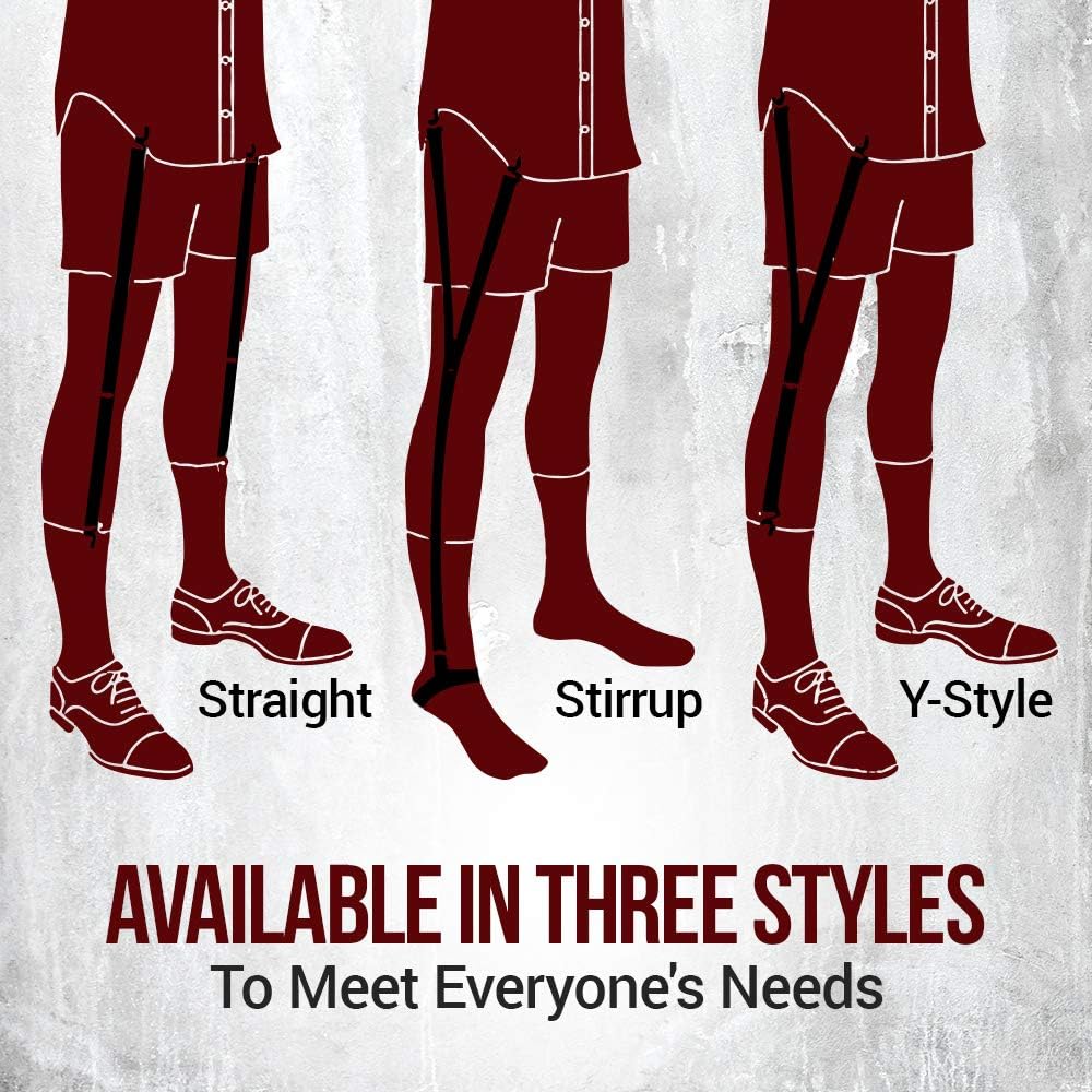 Miniatura 6 de HoldEm Liga de agarre camisa se mantiene hecha en Estados Unidos ultra suave de felpa elástica con agarres duraderos de liguero