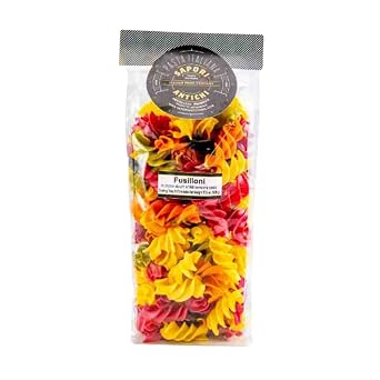 Sapori Antichi Pasta, Multicolor Fusilloni, 16-Ounce