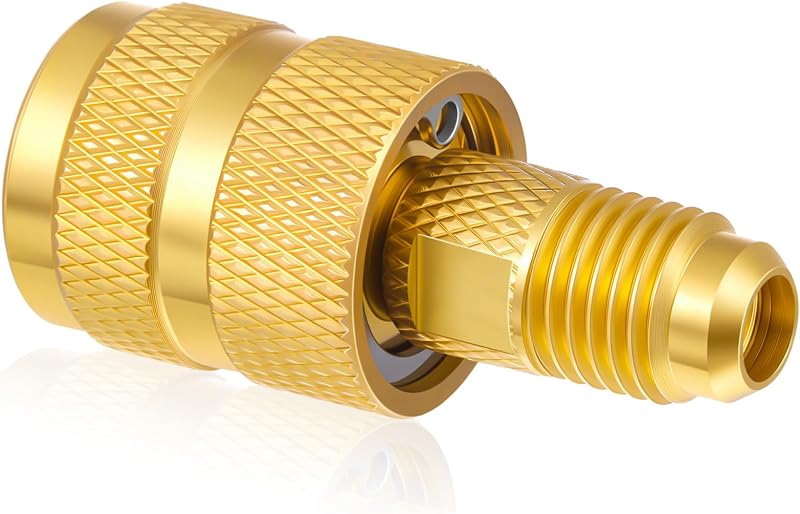 Adaptador de latão para refrigerante Otoolling 1/4" fêmea x 1/4" macho – 1 unidade