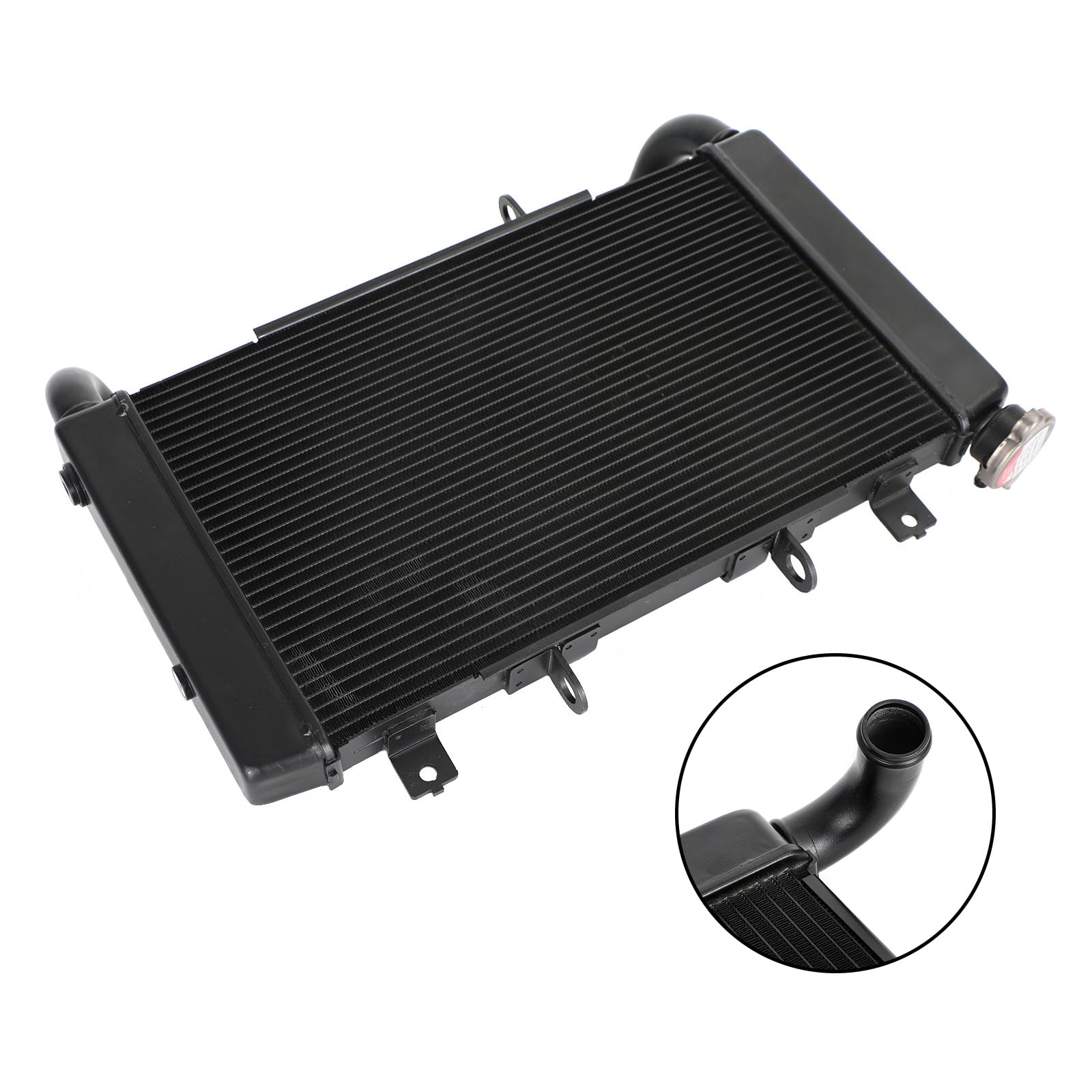 Aluminum Radiator Cooler Cooling Apto para Honda CB CBR 650 R 650R 2018-2023